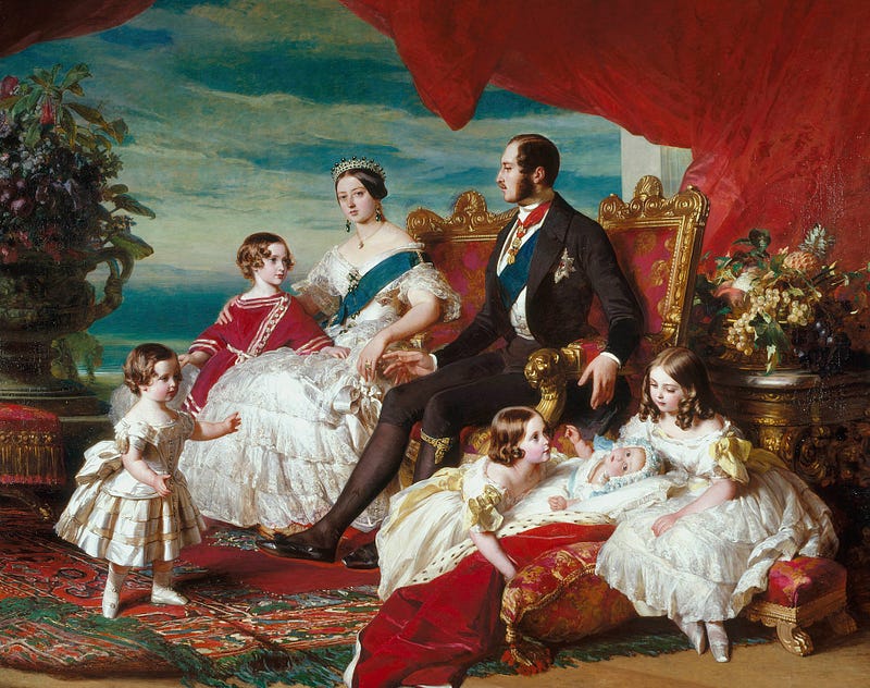 Queen Victoria and family portrait