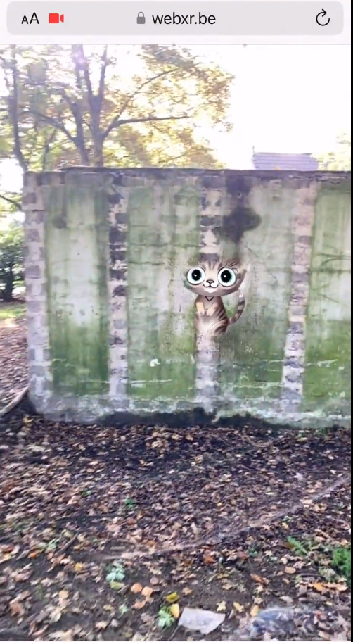 AI-generated graffiti in augmented reality