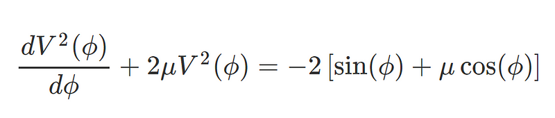 Simplified Form of the First Derivative