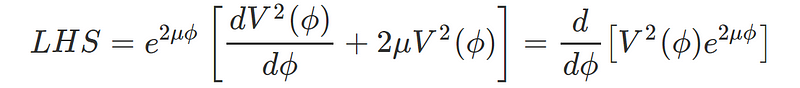 Chain Rule Application to the Left-Hand Side