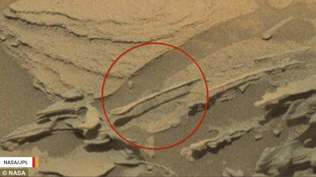 Unusual Rock Formation on Mars