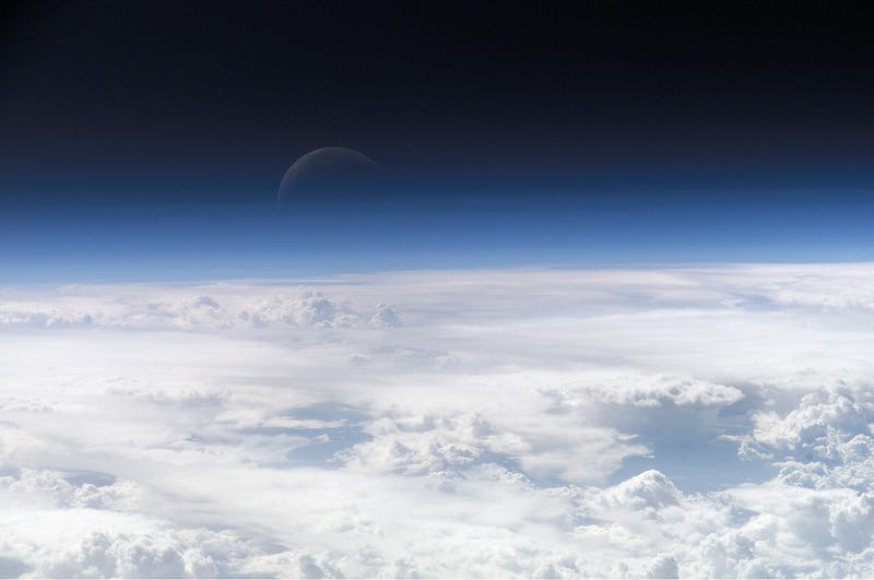 Earth's atmosphere viewed from space