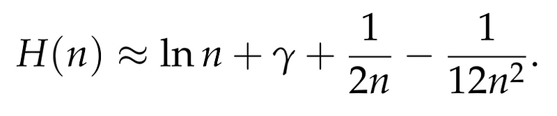 Final approximation of harmonic numbers