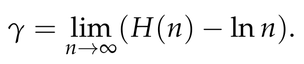 Euler-Mascheroni constant representation