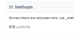 Maximum supply settings in the NFT contract