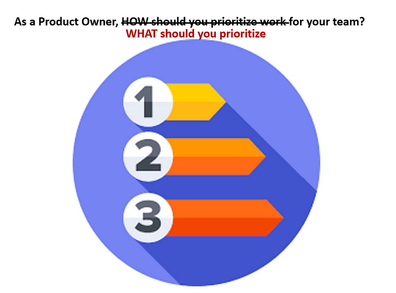 Prioritization strategies for product owners