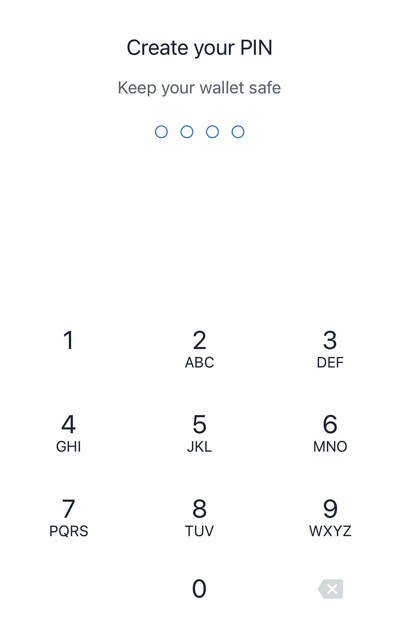 Secure PIN Setup