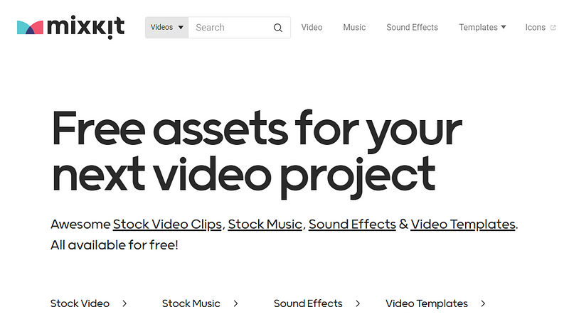 Stock video and image resources