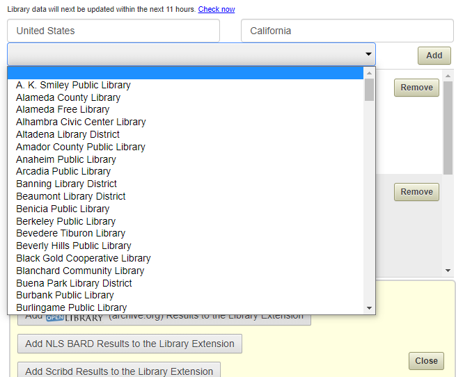 Streamlined Library Extension Interface