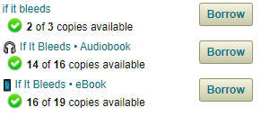 Library Availability Information on Amazon