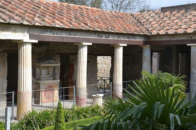 Domestic Shrine in a Courtyard