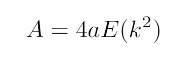 Formula for the arc length of the lemniscate