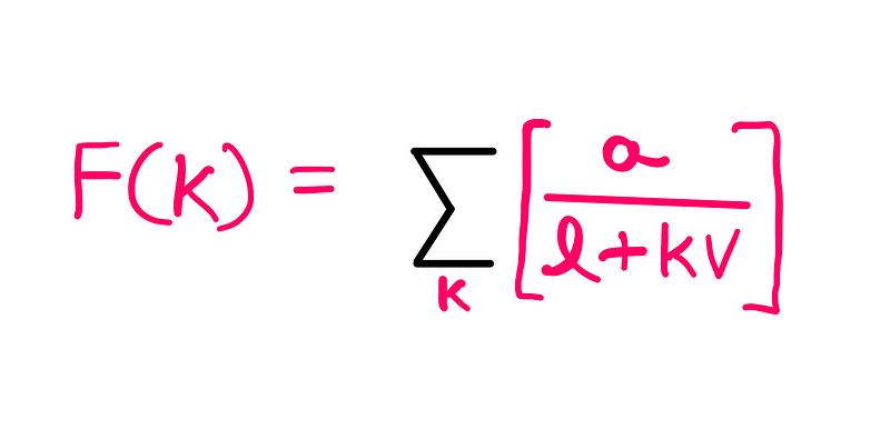 Series representation of the ant's journey