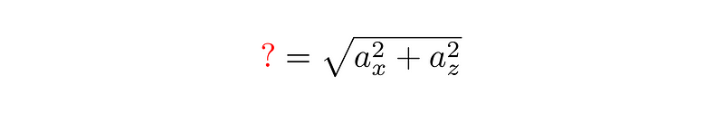 Triangle formed in three-dimensional space