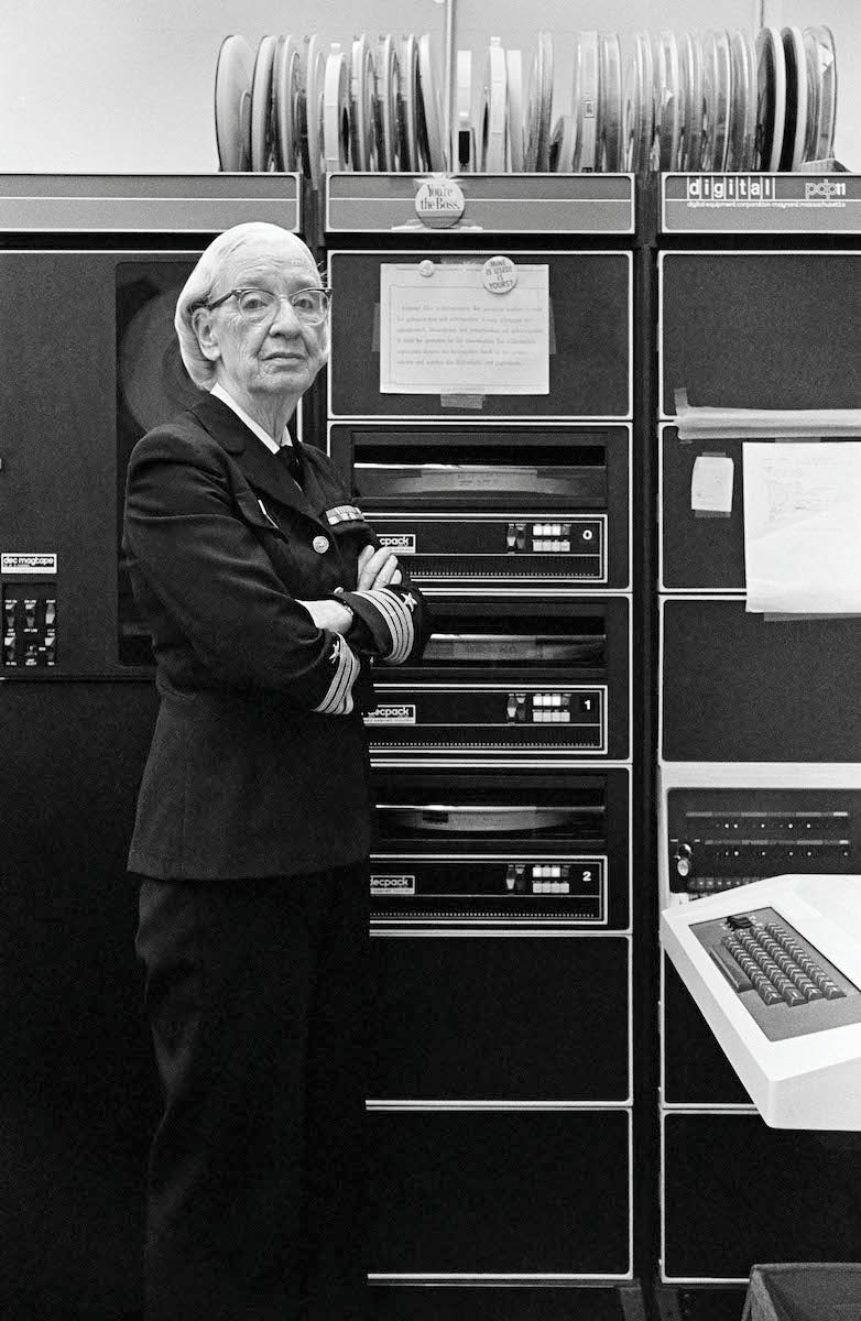 Grace Hopper in her Washington DC office, 1978